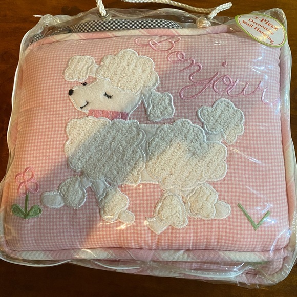 KIMBERLY GRANT Baby Girl Crib & nursery ensemble 5 pieces Pink OOH LA LA INFANT - Picture 4 of 5